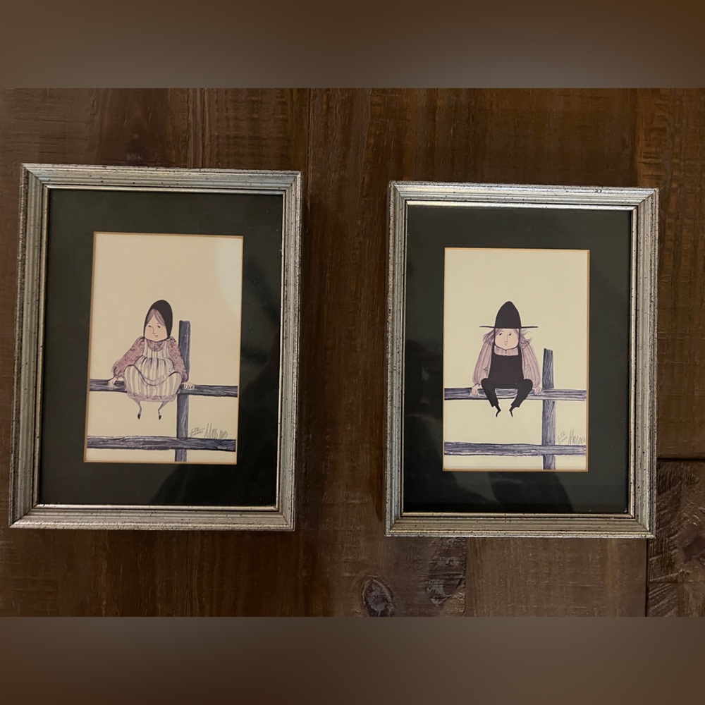 P. Buckley Moss Silver Framed Art Prints - Set of 2
Print 578/2000